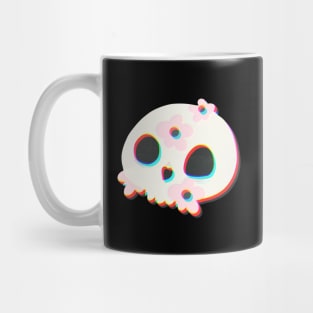 Cute Kawaii Cat Skull Pop Art Mug